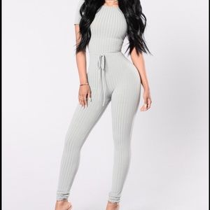 Sage jumpsuit